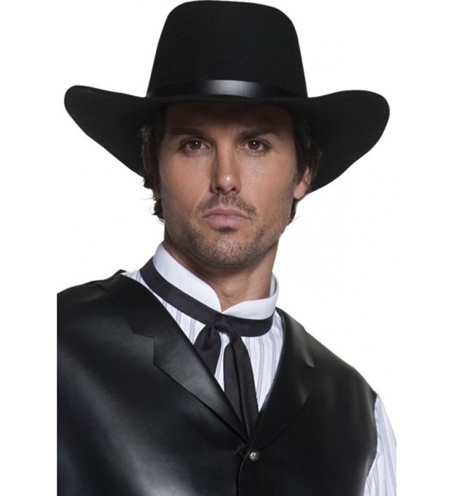 Gunslinger Cowboy Hat Black 