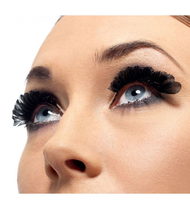 Black Small Feathered Eyelashes  