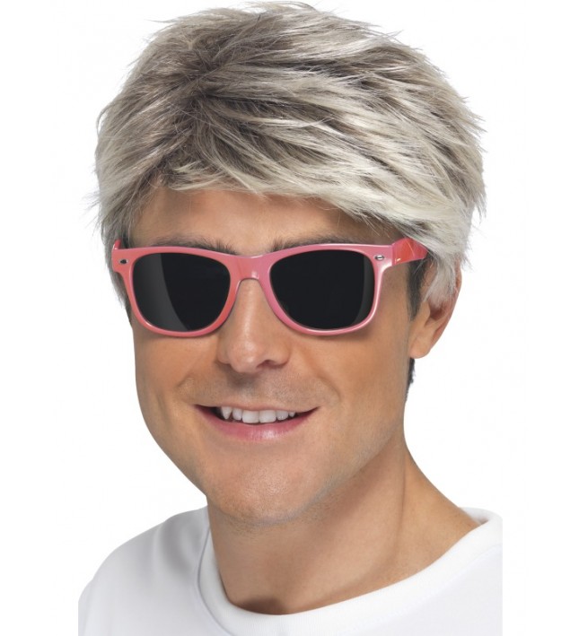 Pink 80's Neon Glasses