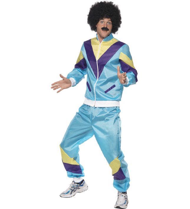 80's Blue Shell Suit