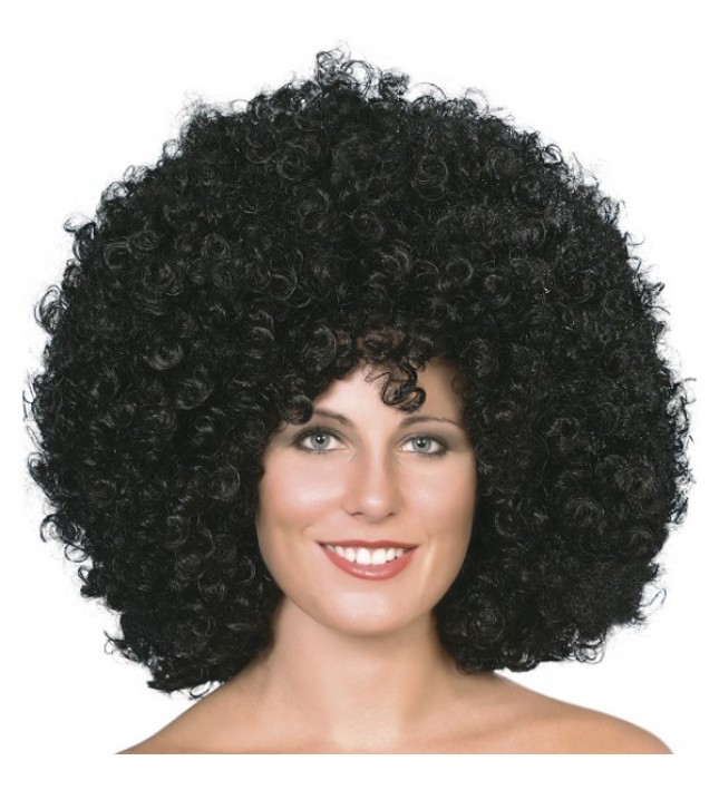 70s Mega Huge Afro Wig Black
