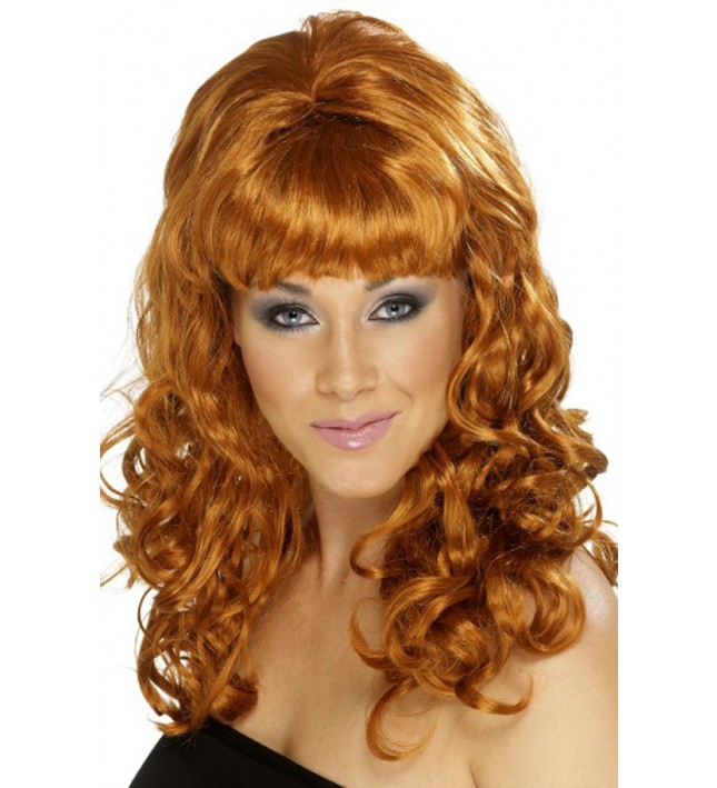 60s Beehive Beauty Wig Auburn