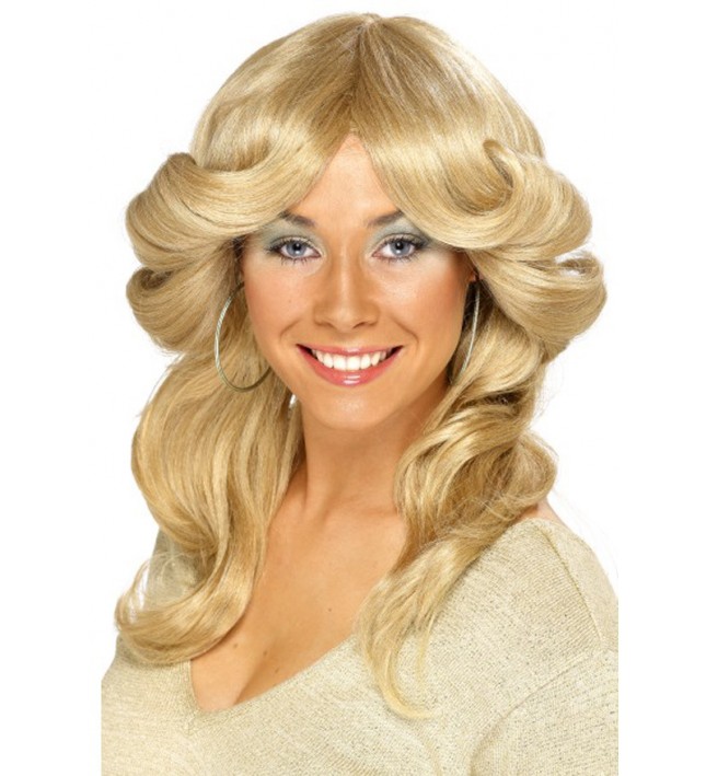 70s Flick Wig Blonde