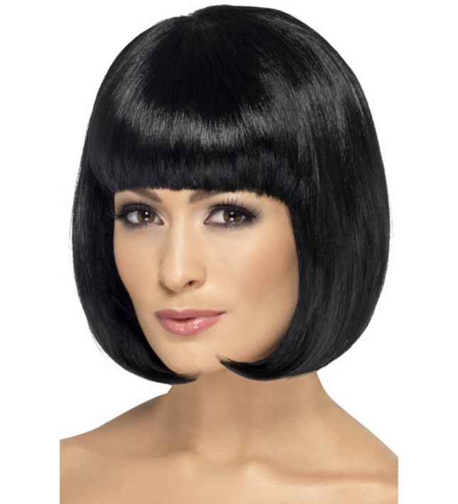 Partyrama Wig Black Fringe