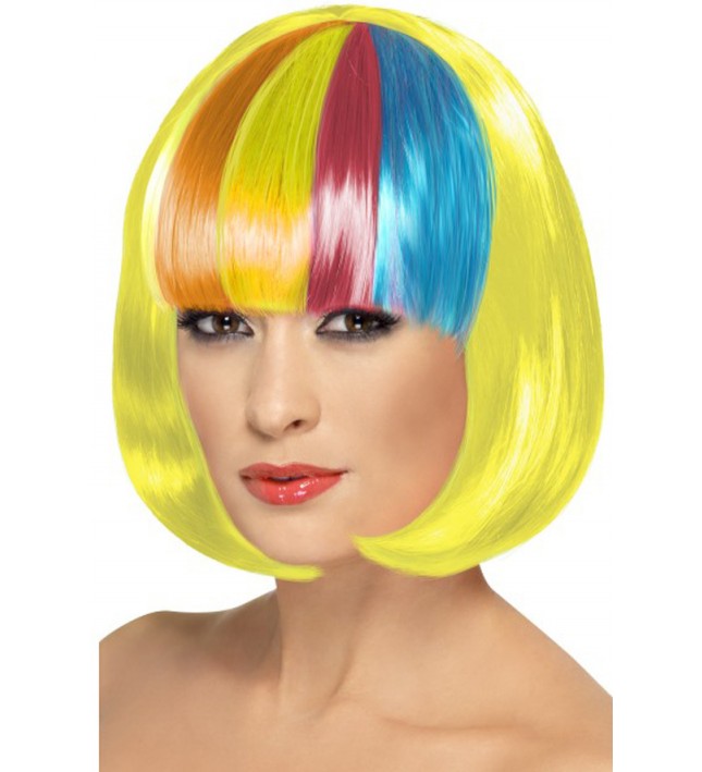 Partyrama Wig Neon Yellow 