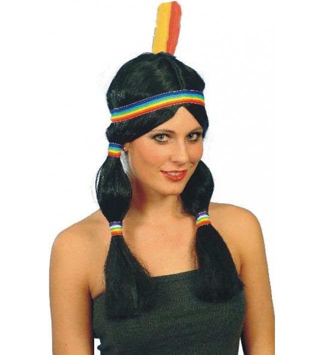 Indian Princess Wig Fancy Dress Smiffys