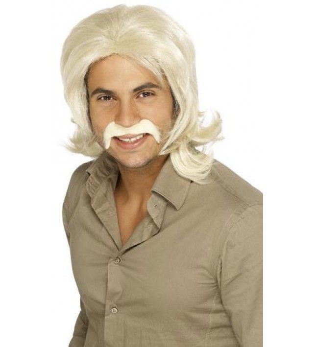 70`s Guy Wig Blonde Bee Gee Fancy Dress