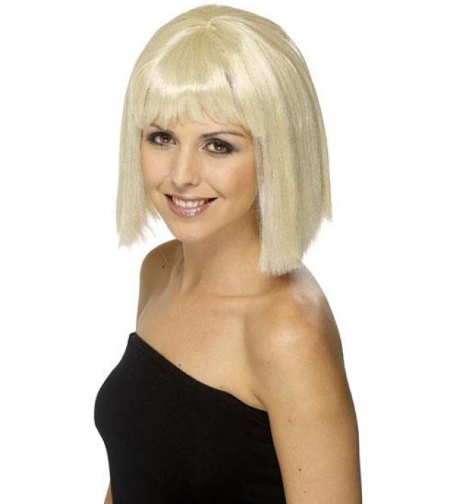 Coquette Wig Blonde Fancy Dress Smiffys