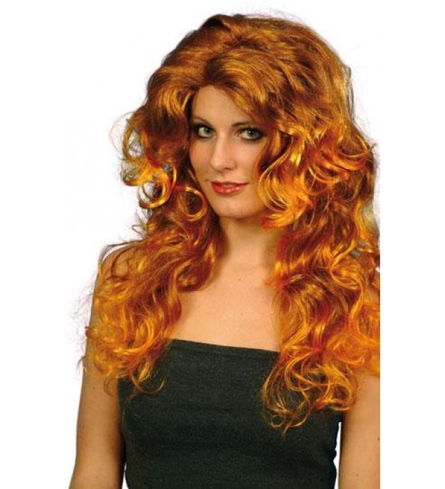 Glamour Wig Auburn Fancy Dress Smiffys