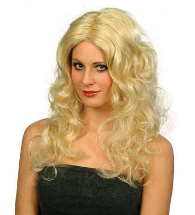 Glamour Wig Blonde Fancy Dress Smiffys