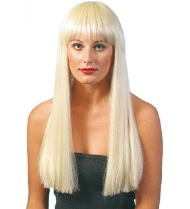 Beauty Wig Blonde Fancy Dress Smiffys