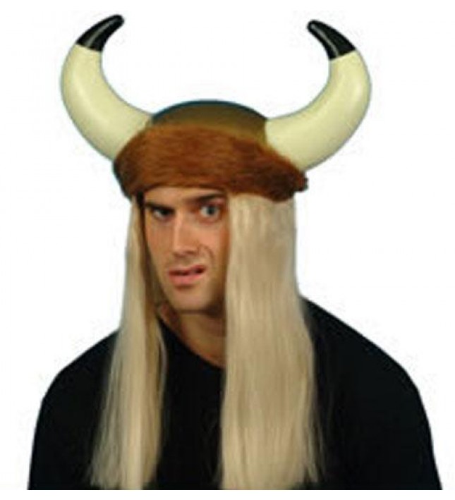 Viking Helmet With Hair 