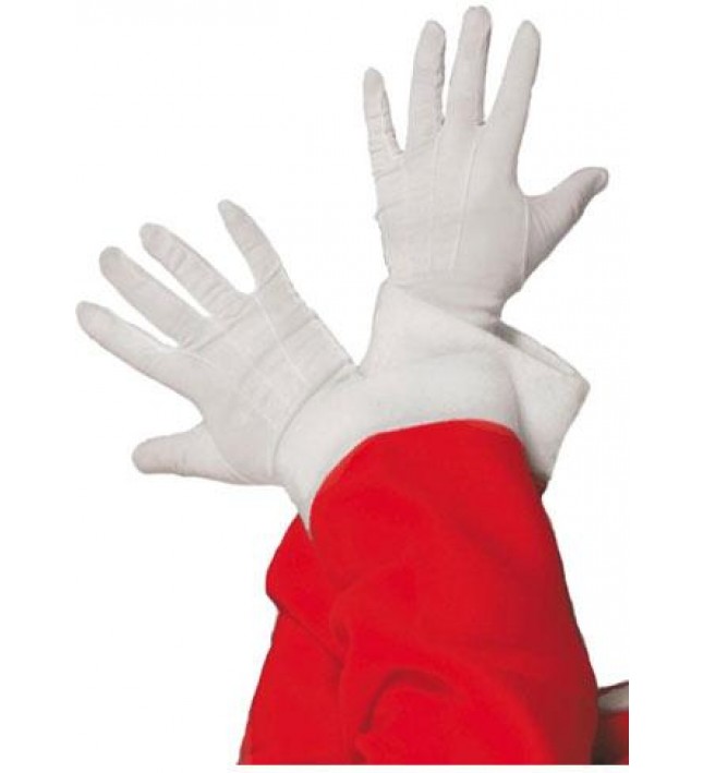 Santa Gloves White smiffys