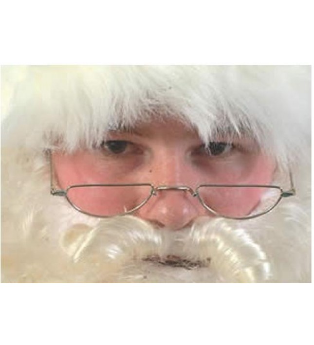 Santa Glasses Half Moon Smiffys Christmas