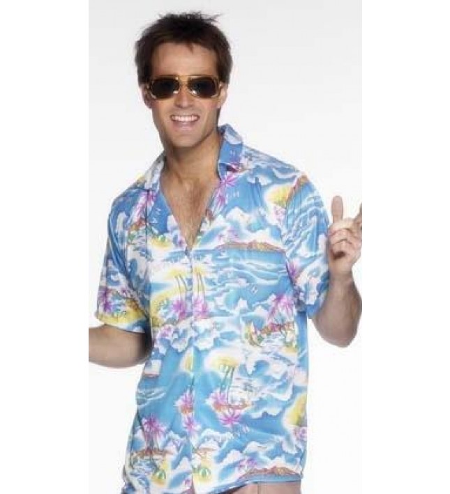 Blue Hawaiian Shirt Smiffys