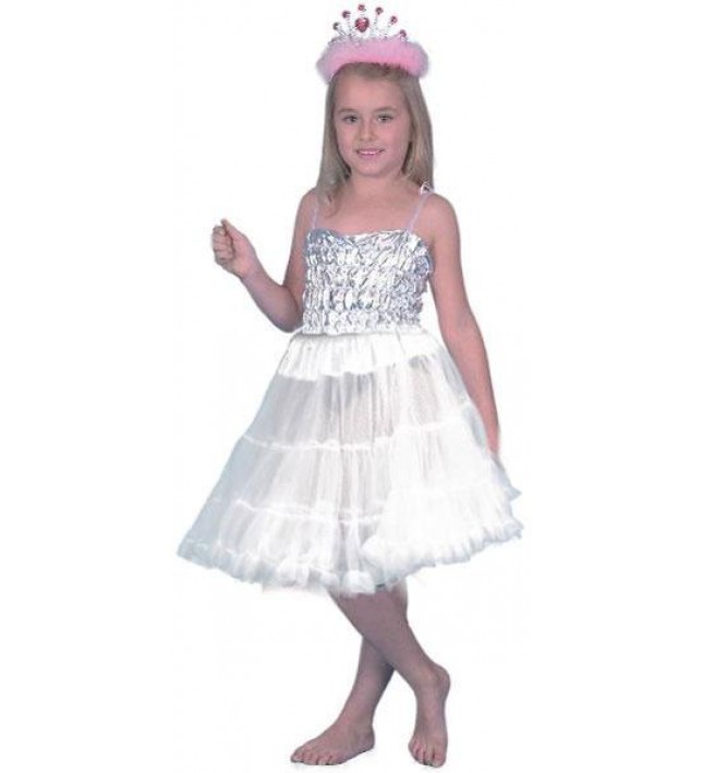 Layered Net White Underslip Smiffys