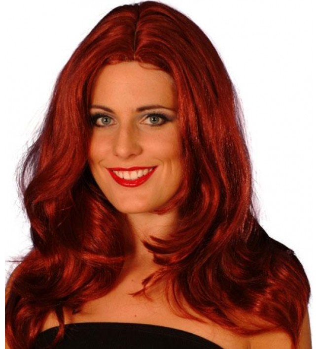 Superstar Wig Auburn Fancy Dress Smiffys