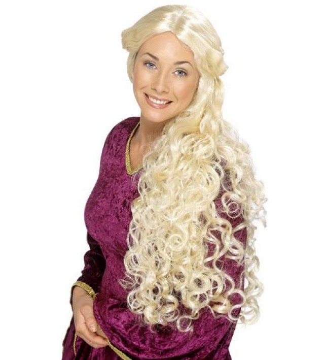 Guinevere Wig Blonde Fancy Dress Smiffys
