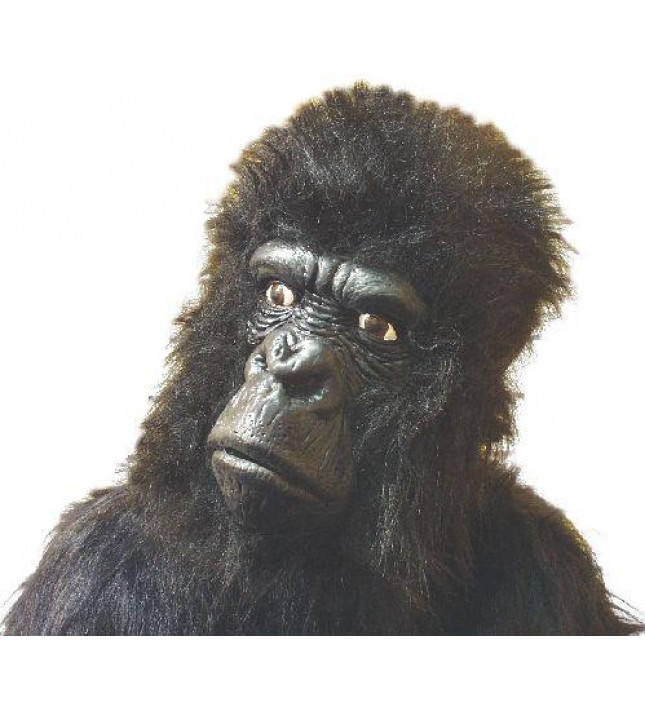 Large Gorilla Mask With Hair Smiffys