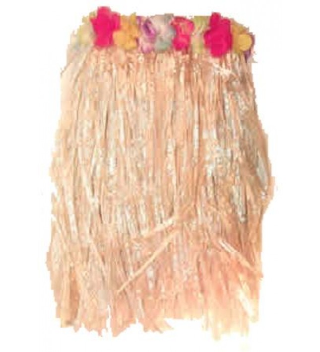 Straw Hawaiian Skirt