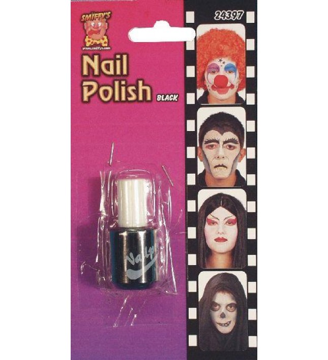Black Nail Polish Smiffys