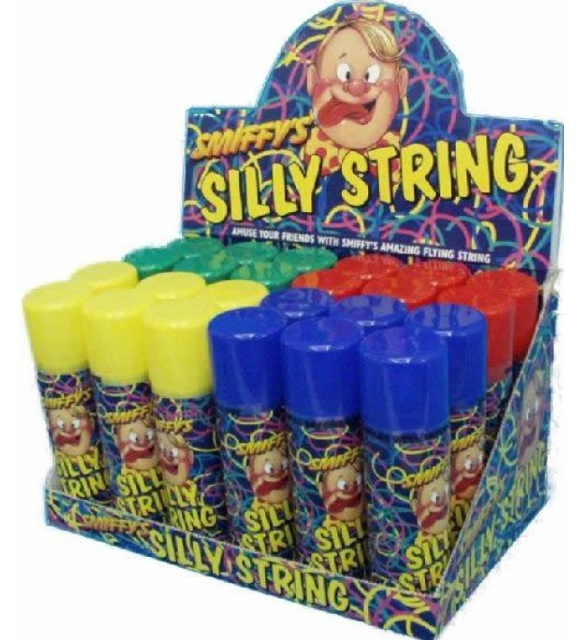 Assorted Silly string Smiffys