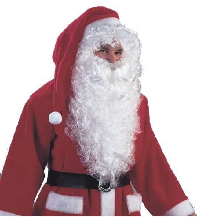 Santa Beard And Moustache