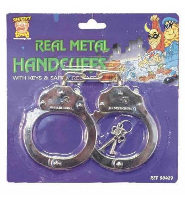 Real Metal Handcuffs 