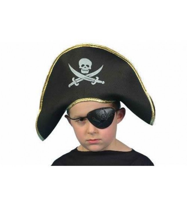 Hat Childs Pirate Captain Hat Smiffys