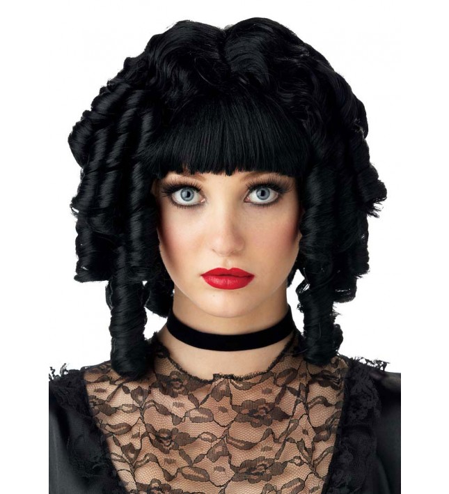 Black Ghost Doll Wig