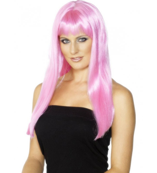 Pink Mystique Wig