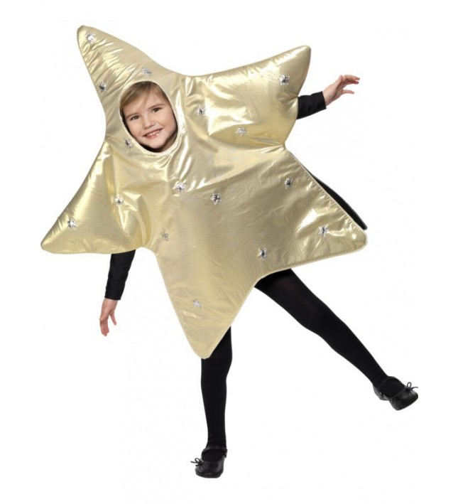 Childs Christmas Star Costume Small Age 4-6