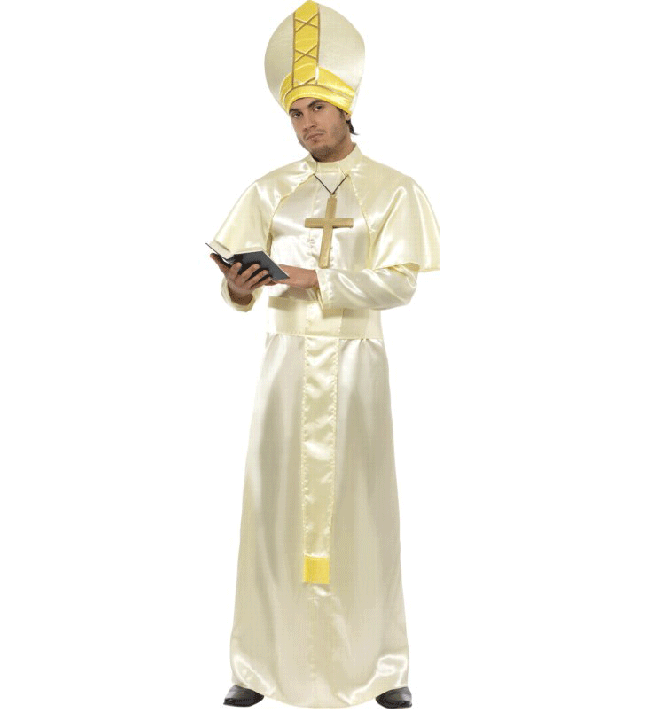 Mens Pope Fancy Dress Costume