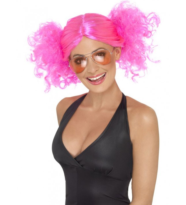 Pink Pigtails Wig