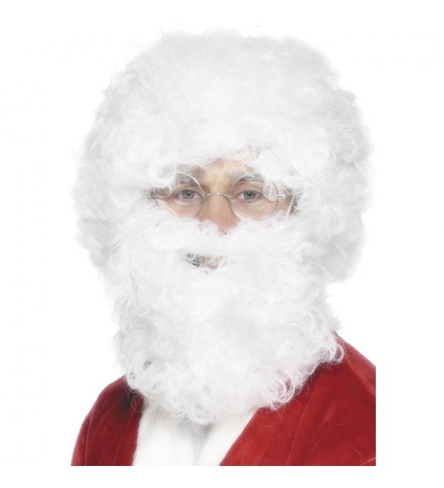 Santa Beard And Wig Fancy Dress Set 