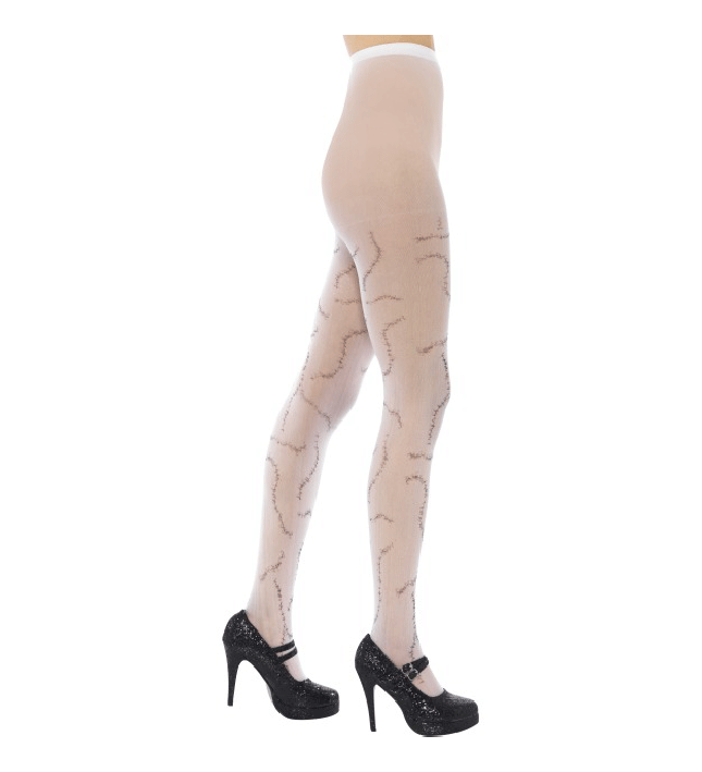 Halloween Mock Stitch Fancy Dress Tights