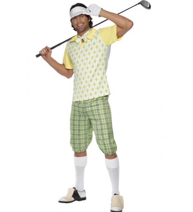 Mens Gone Golfing Fancy Dress Costume