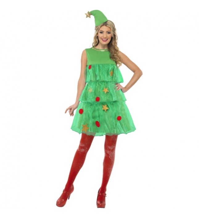 Ladies Christmas Tree Costume