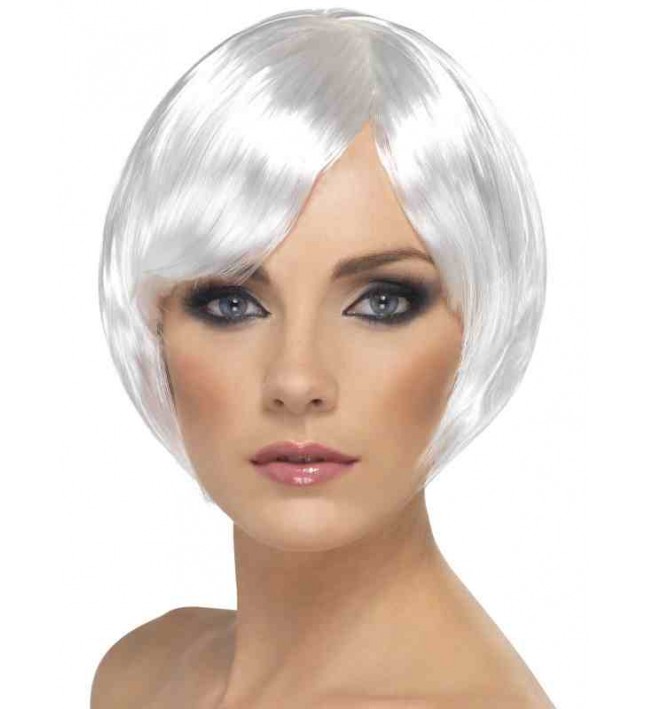 White short Babe Wig