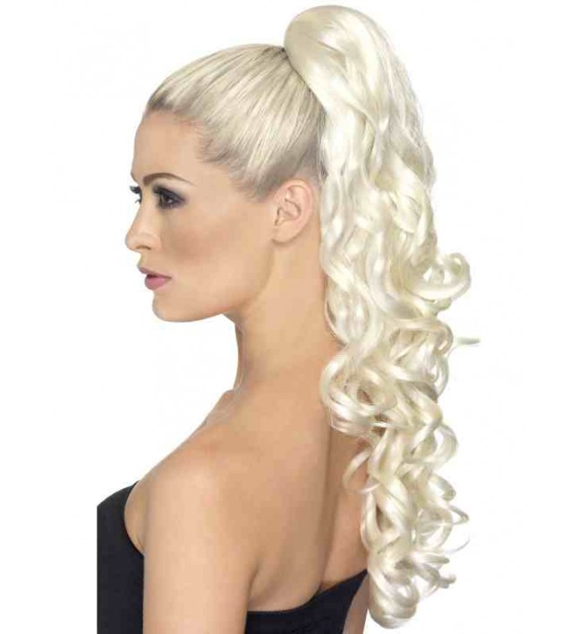 Ladies Blonde Curly Ponytail Hair Extension