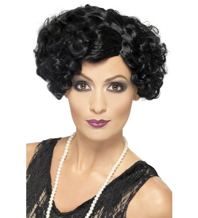 Ladies 1920s Fancy Dress Flapper Wig