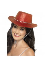 Red Cowboy Cowgirl  Hat Smiffys