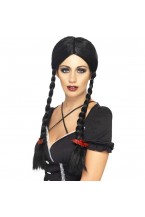 Black Gothic Schoolgirl Wig