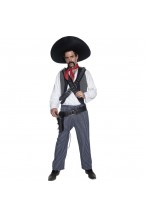 Authentic Western Mexican Bandit Costume