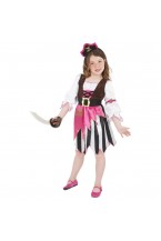Pink Pirate Girl Costume