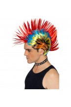 80s Punk Mohawk Fancy Dress Wig
