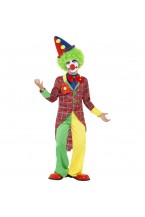 Child's Colourful Clown Costume 