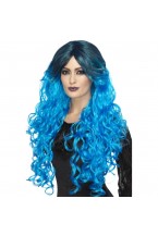 Blue Gothic Glamour Wig