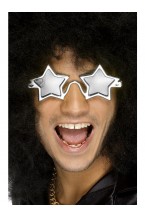 70's Silver Star Glasses