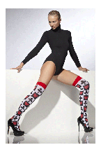 Queen Of Hearts Stockings